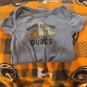 Roar Some Dudes Blue Kids One Piece